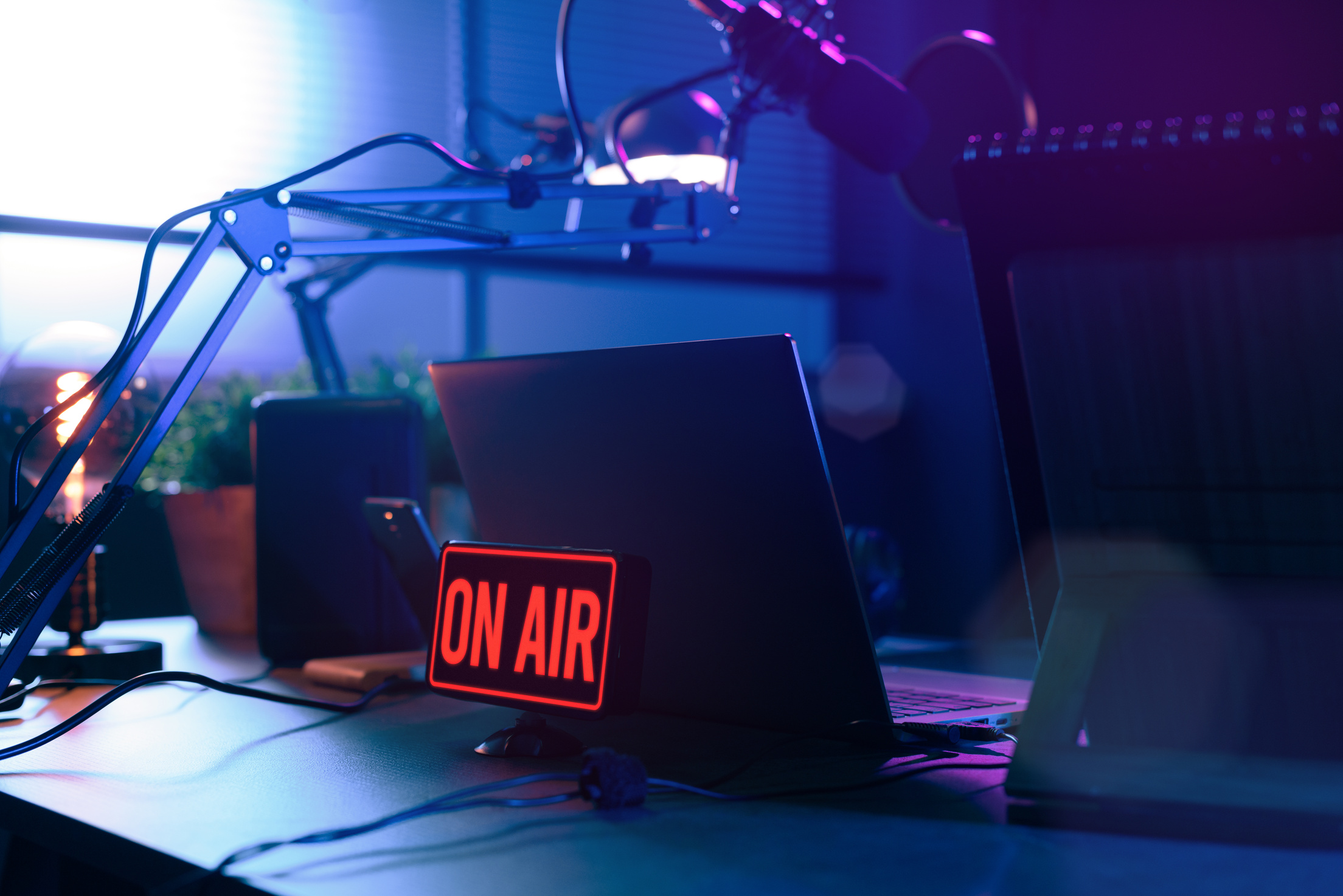 Radio Studio on Air